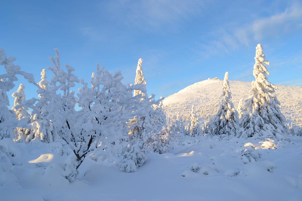 fotoprocházka zimní krajina fotím česko česká republika sněžka