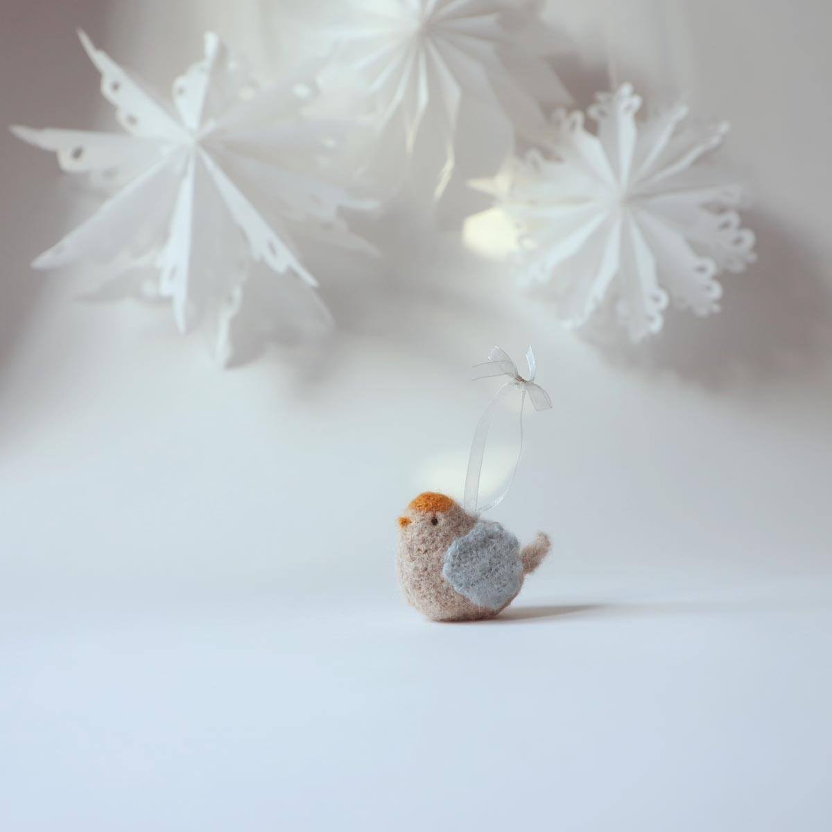 vánoční hvězda papírová návod allydesign ptáček